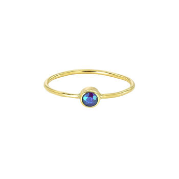 18ct Gold Blue Sapphire Ring, 3 of 6