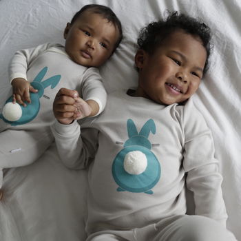 Kids Bunny Pyjamas For Siblings Or Friends, 2 of 5