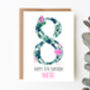 Personalised Children's Birthday Card Flamingo, thumbnail 1 of 7