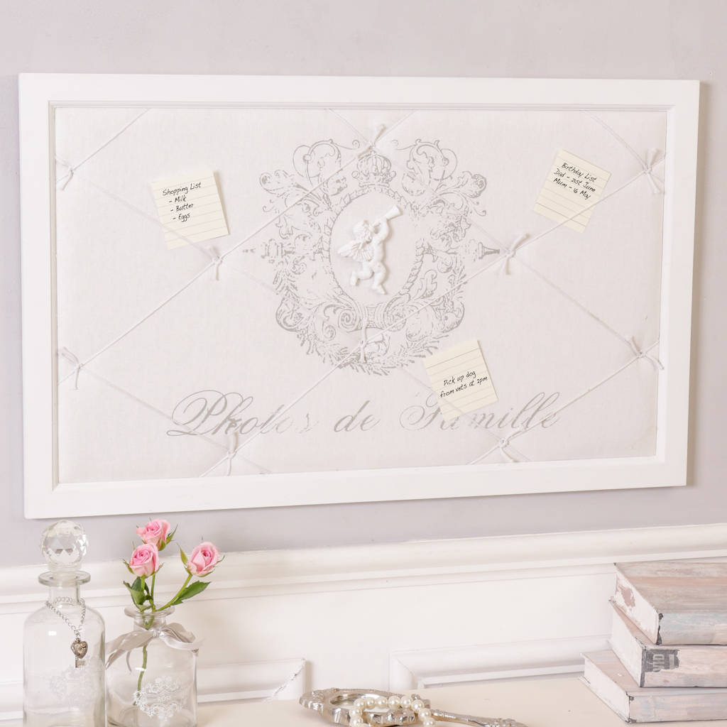 Large French Style Wall Memory Board By Dibor