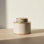 Ginger Jar Pot Bronkhorst Beige Gold Porcelain, thumbnail 1 of 6