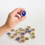 Set Of Three Handmade Ceramic Pocket Token Worry Stones, thumbnail 2 of 9