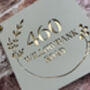 Square House Sign, Floral Wreath With Number And Road Name, thumbnail 1 of 2