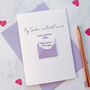 Personalised Sister/Brother Best Friend Envelope Card, thumbnail 2 of 4