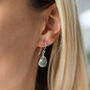 Natural Aquamarine Drop Earrings, thumbnail 1 of 4
