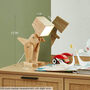 Nordic Table Lamp Wooden Dinosaur, thumbnail 4 of 4