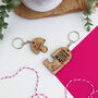 Stole A Pizza My Heart Valentine's Key Ring Set, thumbnail 3 of 4