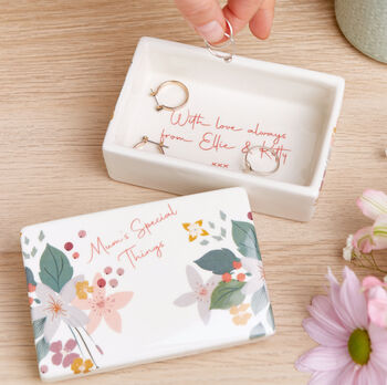 Personalised Ceramic Jewellery Box, 3 of 5