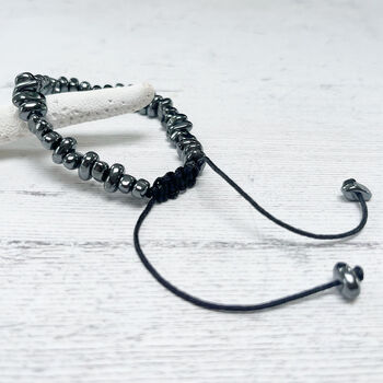 Modern Beaded Natural Stone Bracelet | Gift For Him, 2 of 5