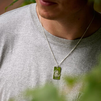 Mens Sterling Silver St Christopher Necklace, 2 of 4