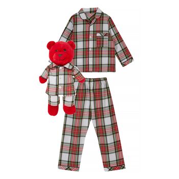 Inverno Pyjama Set With Matching Teddy Bear Set, 2 of 3