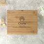 Personalised Bamboo Urn For Pet Cremation Ashes Dog/Cat Design, thumbnail 12 of 12