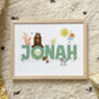 Personalised In The Woods Children's Print, thumbnail 1 of 2