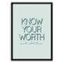 Know Your Worth, And Add Tax Print, thumbnail 3 of 5