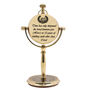 Personalised 50th Golden Wedding Anniversary Desk Clock Gift, thumbnail 10 of 12