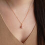 Pink Opal Star Necklace, thumbnail 3 of 11