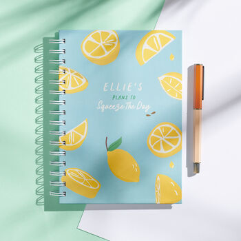 Personalised Squeeze The Day Notebook, 2 of 7