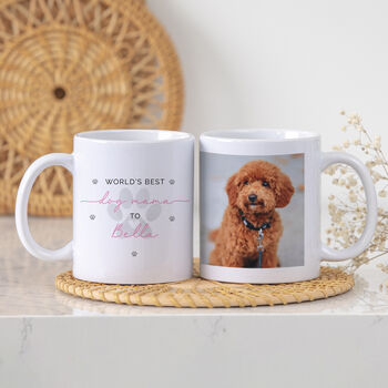 Personalised Pet Photo Mug Christmas Gift For Dog Or Cat Owner, 2 of 5