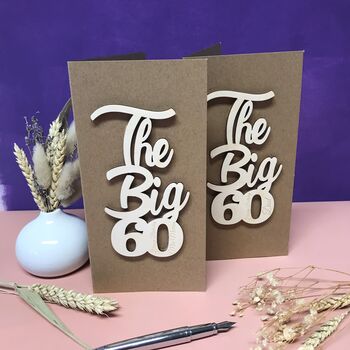 Personalised Big 60 Birthday Card, 2 of 9