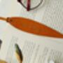 Willow Personalised Leather Bookmark, thumbnail 2 of 10