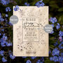 Galentine's Gift Personalised Wildflower Seeds, thumbnail 2 of 6