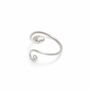 Adjustable Mouse Charm Ring In Sterling Silver, thumbnail 6 of 7