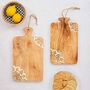 Rectangular Floral Mango Wood Serving Boards, thumbnail 1 of 4