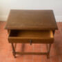 1920's Barley Twist Oak Hall Table / Side Table, thumbnail 7 of 9