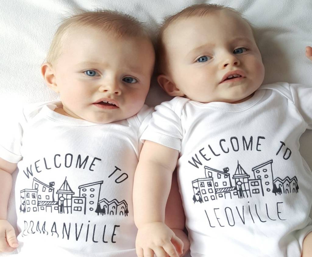 'welcome To' Personalised Town Baby Vest By Marloweville ...