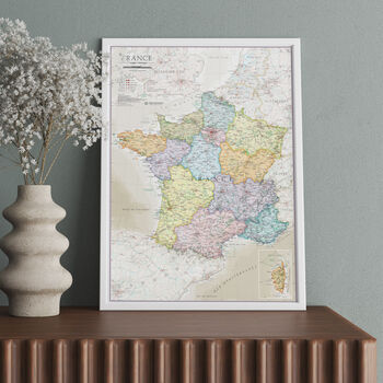 Map Of France Classic Edition, 2 of 7