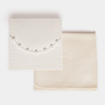 Sterling Silver Fresh Water Pearl Bridesmaid Bracelet, 3 of 4