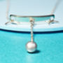 'Beautifully Simple' Handmade Pearl Drop Pendant, thumbnail 3 of 9