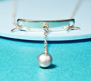 'Beautifully Simple' Handmade Pearl Drop Pendant, 3 of 9