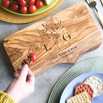 Personalised Live Edge Wedding Chopping Board, 5 of 12