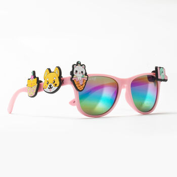 Children’s Grey Sunglasses And Charm Kit, 8 of 12