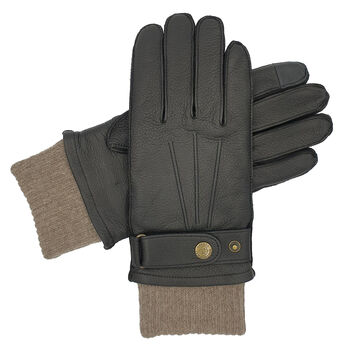 Reeves. Men's Cashmere Lined Deerskin Gloves, 2 of 10
