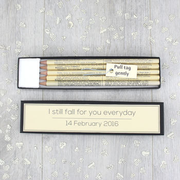 Personalised Dictionary Pencil Set, 4 of 8