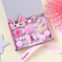 Personalised Pink Hair Clip Accessories Set, thumbnail 1 of 3
