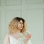 Beaded Bridal Capelet | Wedding Dress Cape, thumbnail 6 of 10