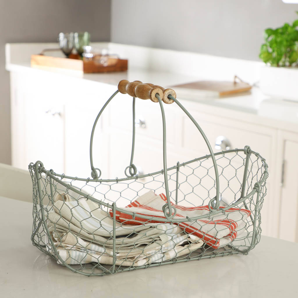 Set Of Three Kitchen Storage Baskets By Dibor