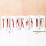 Thank You Foil Fold Out Banner Card, thumbnail 1 of 4