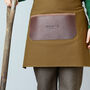 Personalised Leather And Canvas Gardening Apron, thumbnail 4 of 8