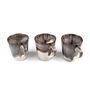 Brown V Shaped Handmade Porcelain Mug, thumbnail 8 of 8