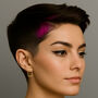 Gold Curved Rectangle Ear Jackets, thumbnail 1 of 7