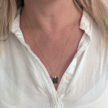 The Trio Black Onyx Necklace, 4 of 9