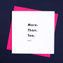 'More. Than. Tea.' Tea Lovers Card, thumbnail 2 of 3