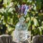 Glass Lavender Stems With Glass Bottle Vase, thumbnail 7 of 10