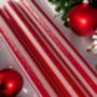 Red Glitter And White Pinstriped Candles, thumbnail 4 of 4