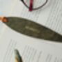 Willow Personalised Leather Bookmark, thumbnail 10 of 10