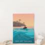 Go Jet Skiing Travel Poster Art Print, thumbnail 3 of 8